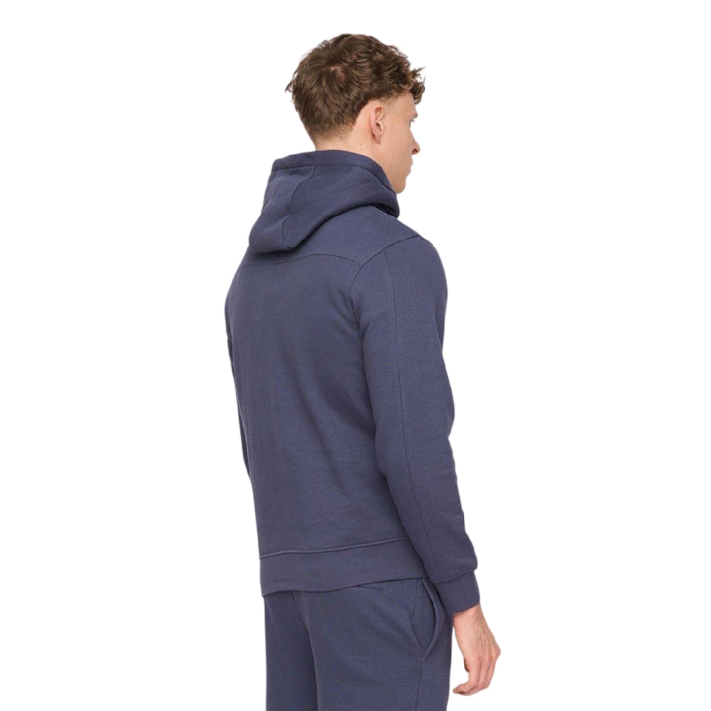 Navy - Back - Duck and Cover Mens Randolph Hoodie