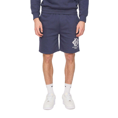 Navy - Front - Duck and Cover Mens Randolph Logo Shorts
