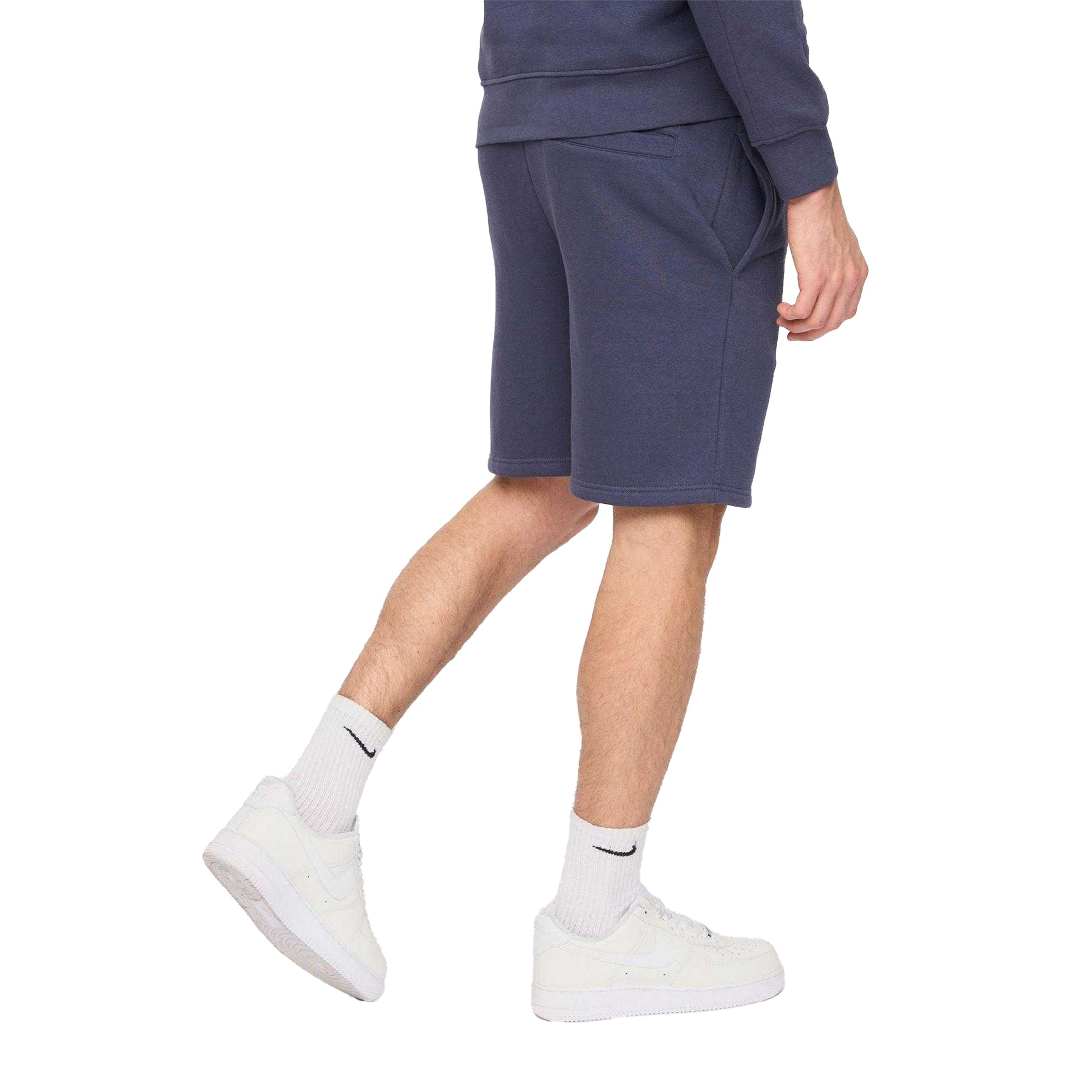 Navy - Back - Duck and Cover Mens Randolph Logo Shorts