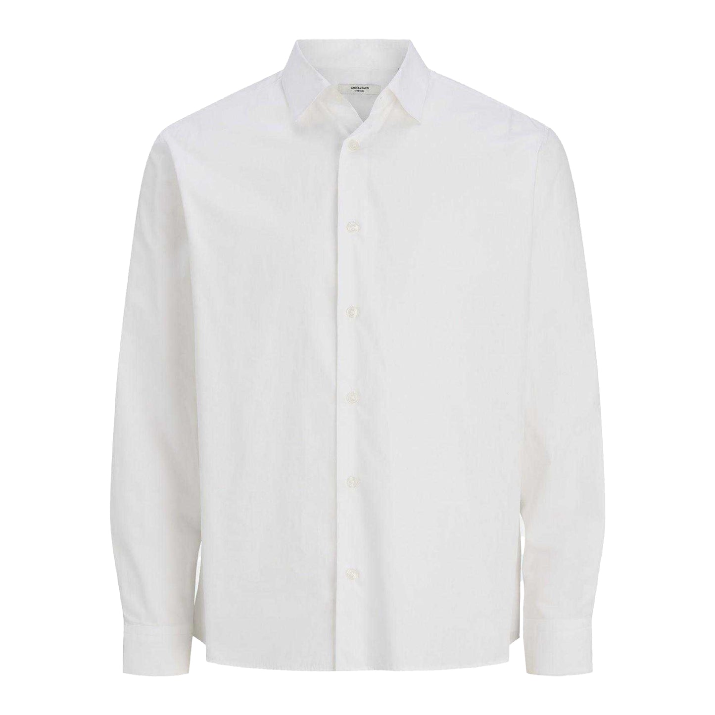 White - Front - Jack And Jones Mens Long-Sleeved Shirt