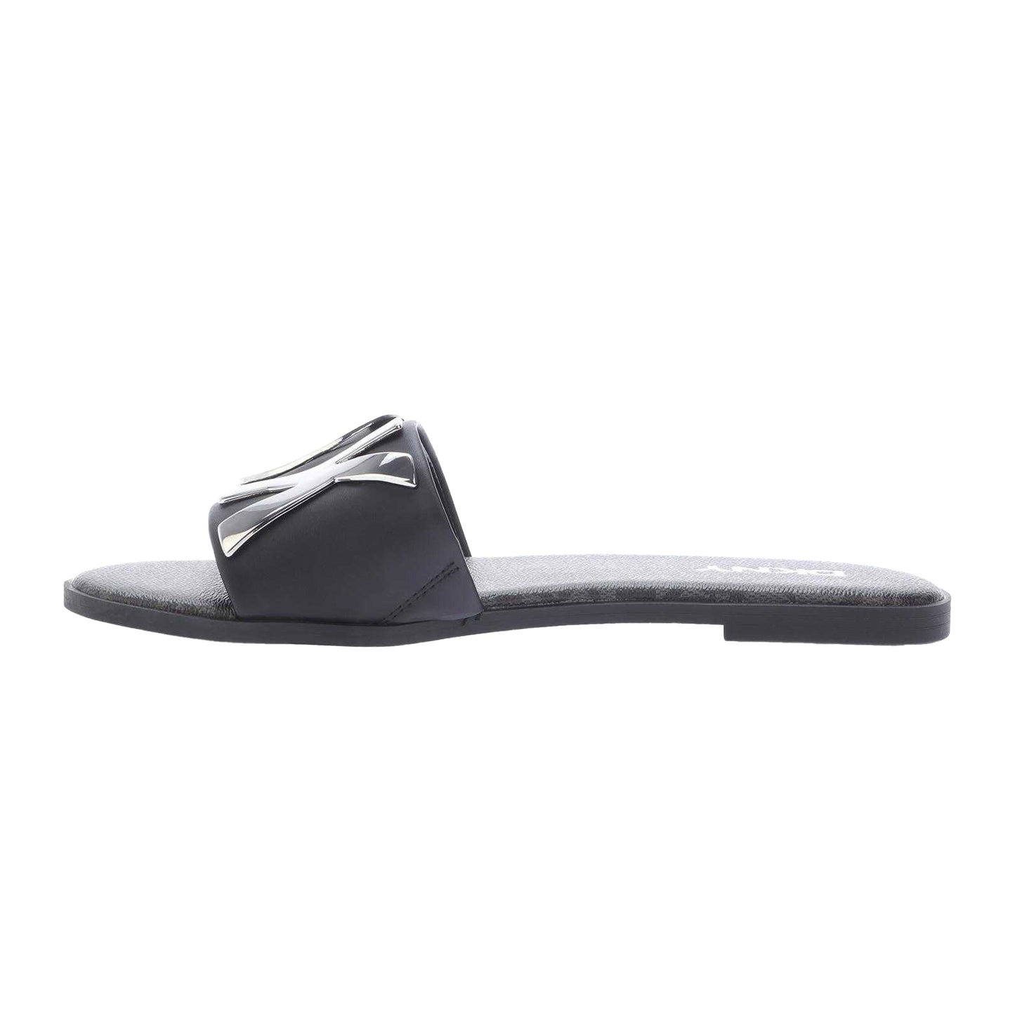 Black - Back - DKNY Womens-Ladies Wanda 2 Flat Sliders