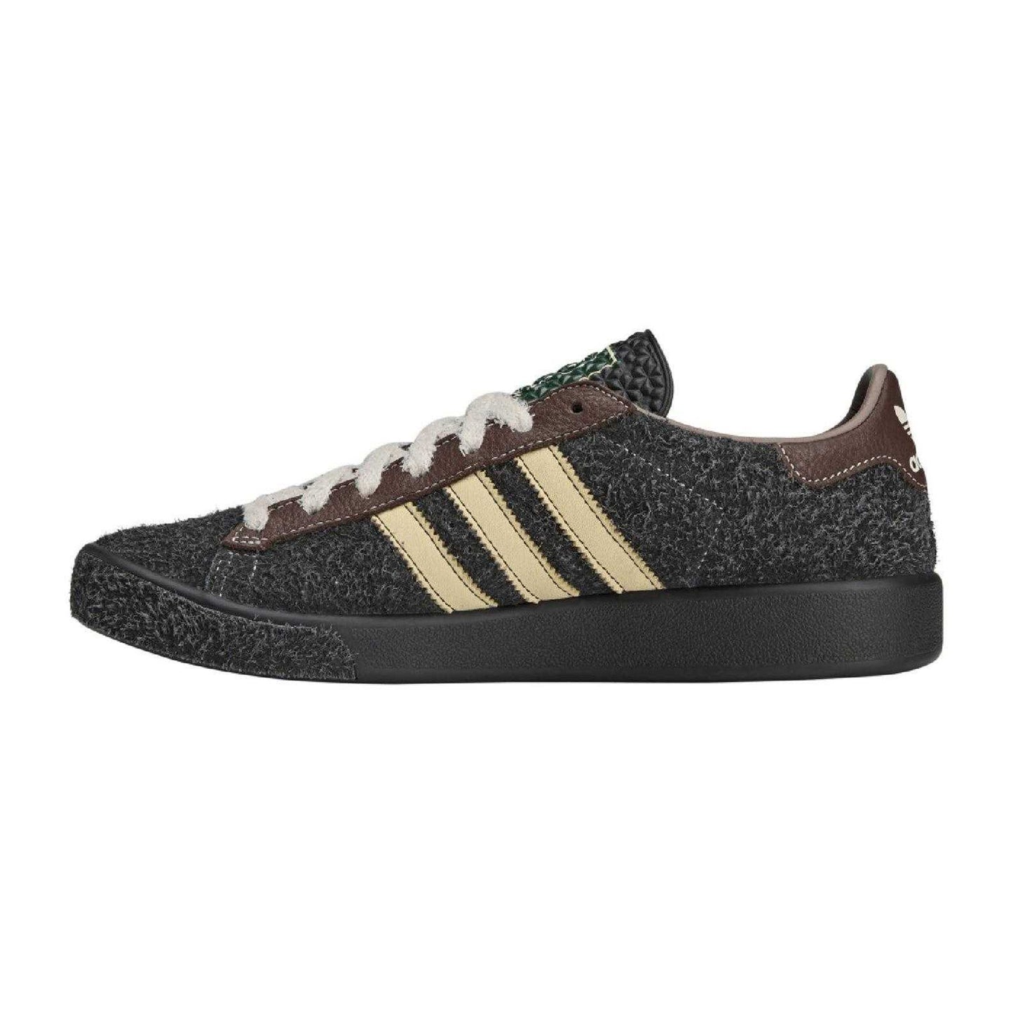 Black - Back - Adidas Mens Forest Hill Brain Dead Leather Trainers