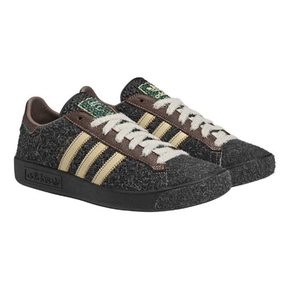 Black - Pack Shot - Adidas Mens Forest Hill Brain Dead Leather Trainers
