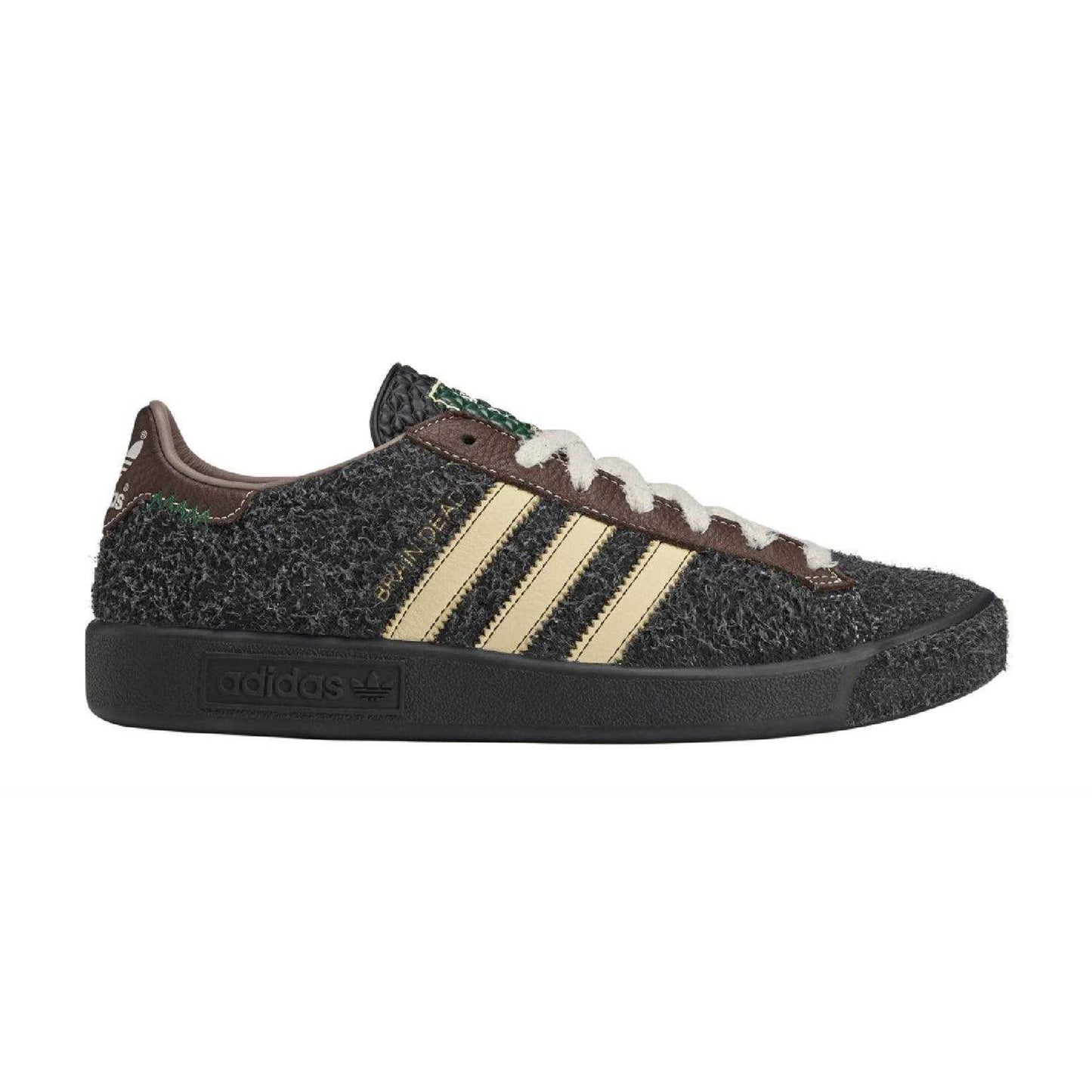 Black - Front - Adidas Mens Forest Hill Brain Dead Leather Trainers