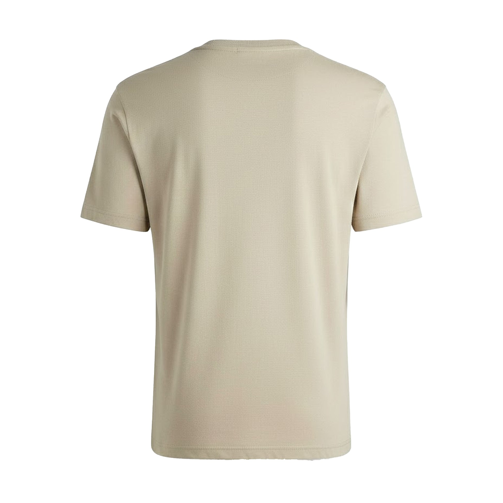 Beige - Back - Hugo Boss Mens Tee7 Regular T-Shirt