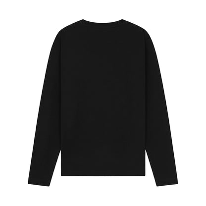 Black - Back - Hugo Mens Laze Long-Sleeved T-Shirt