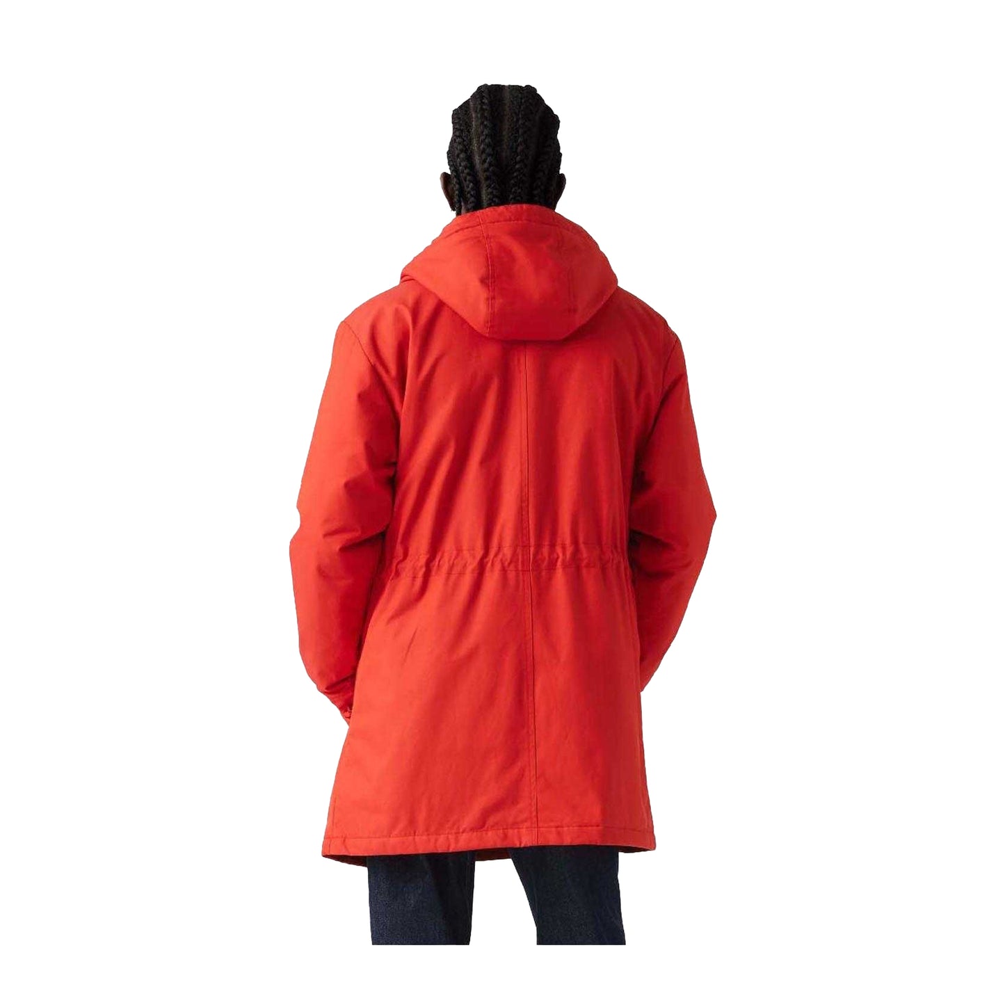 Red - Back - Levis Mens Harrison Parka