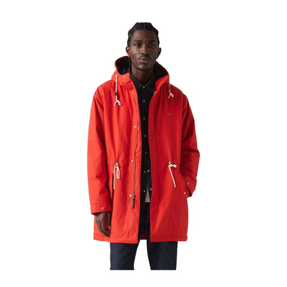 Red - Side - Levis Mens Harrison Parka