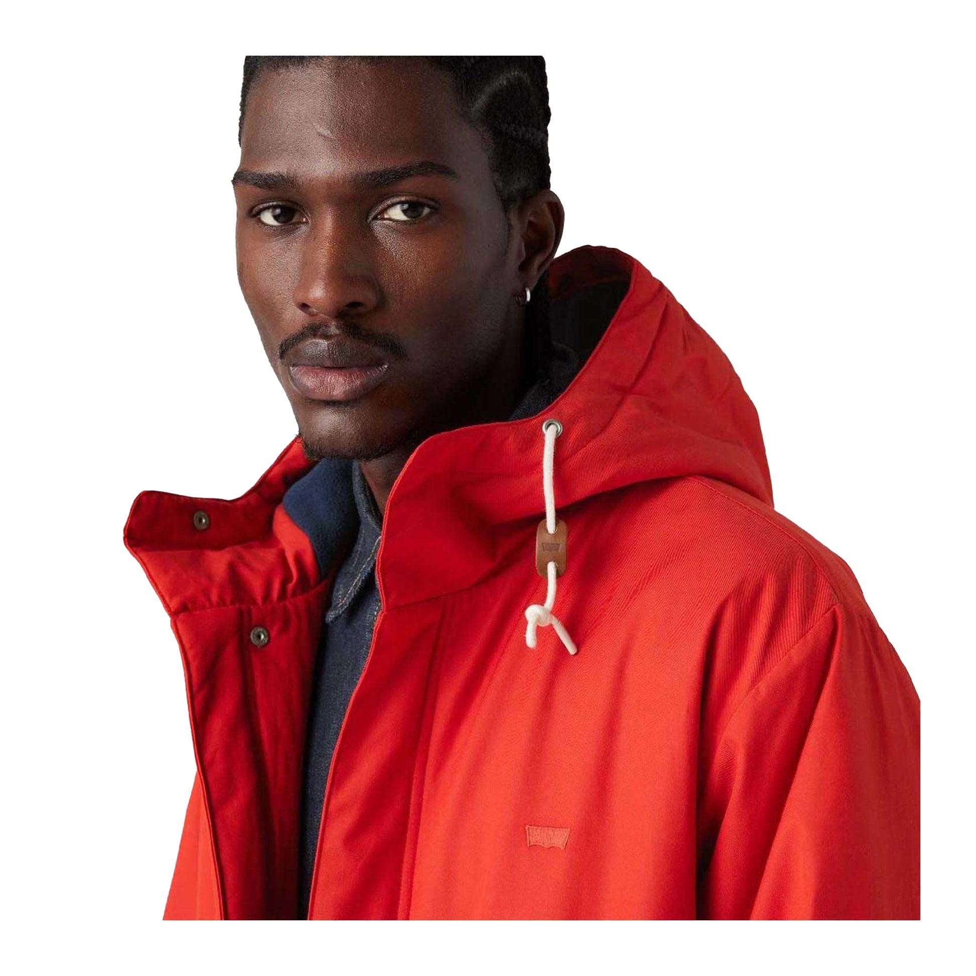 Red - Lifestyle - Levis Mens Harrison Parka