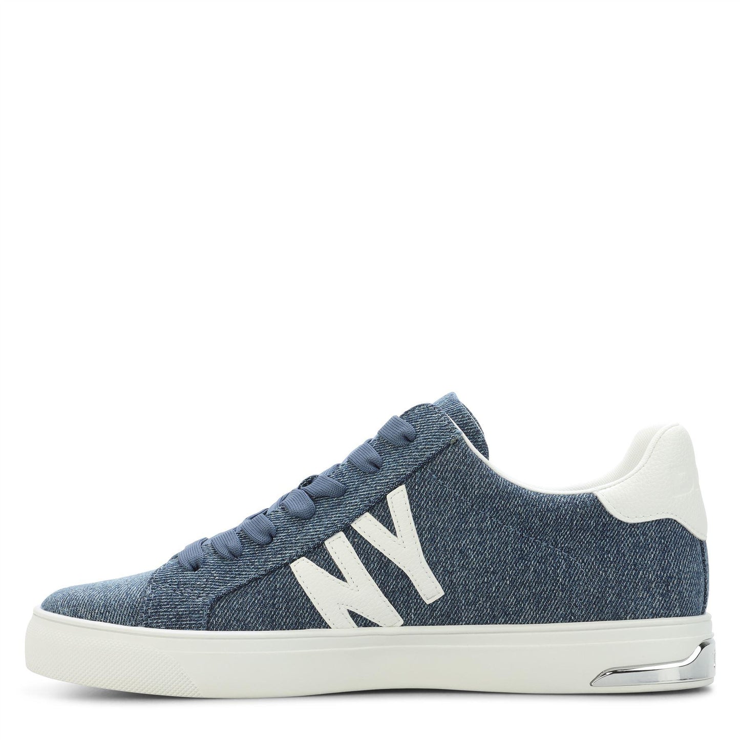 Blue-White - Back - DKNY Womens-Ladies Abeni Lace Up Trainers