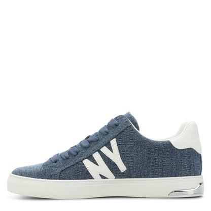 Blue-White - Back - DKNY Womens-Ladies Abeni Lace Up Trainers