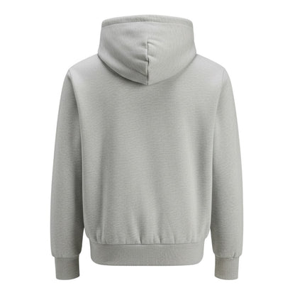 Grey - Back - Jack And Jones Mens Prime Full Zip Hoodie