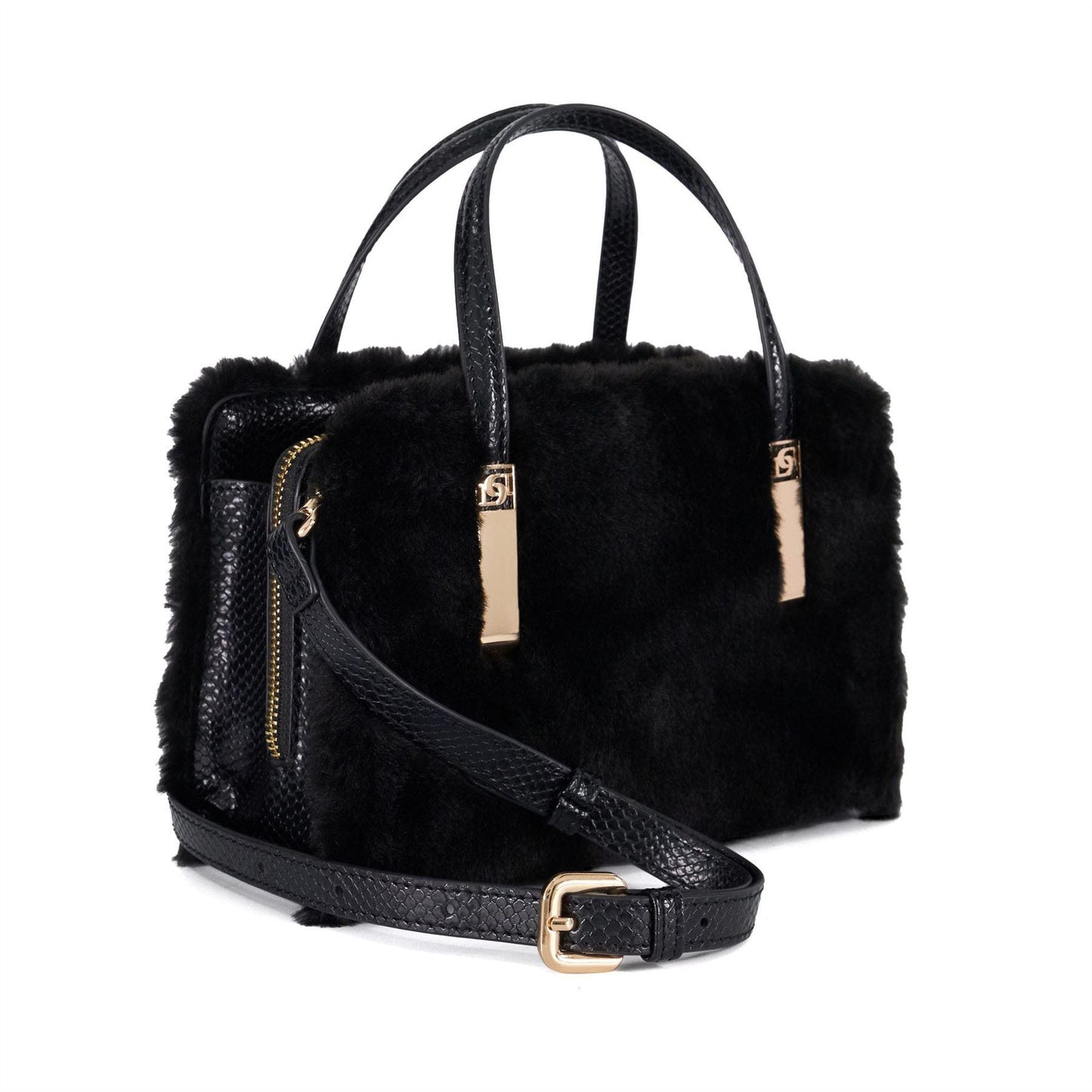 Black - Side - Dune London Womens-Ladies Drinkydenbeigh Tote Bag