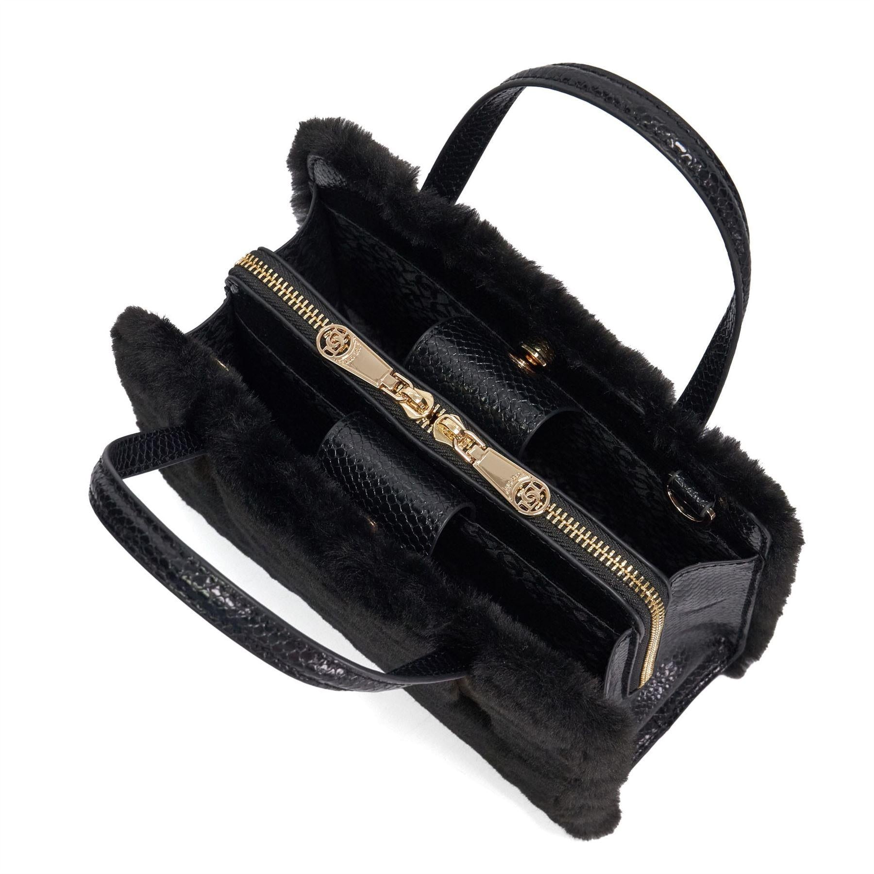Black - Lifestyle - Dune London Womens-Ladies Drinkydenbeigh Tote Bag
