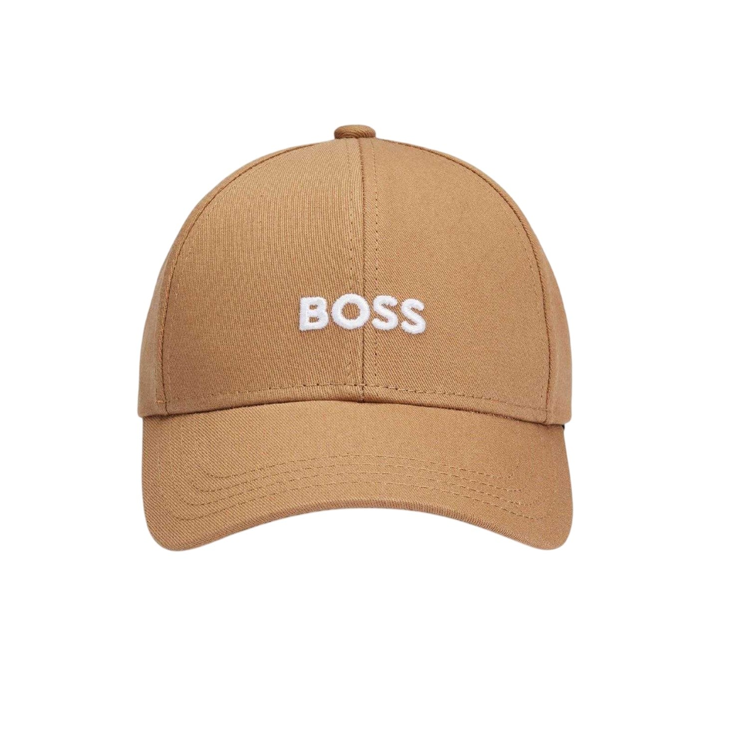 Beige - Front - Boss Mens Zed Embroidered Logo Cap