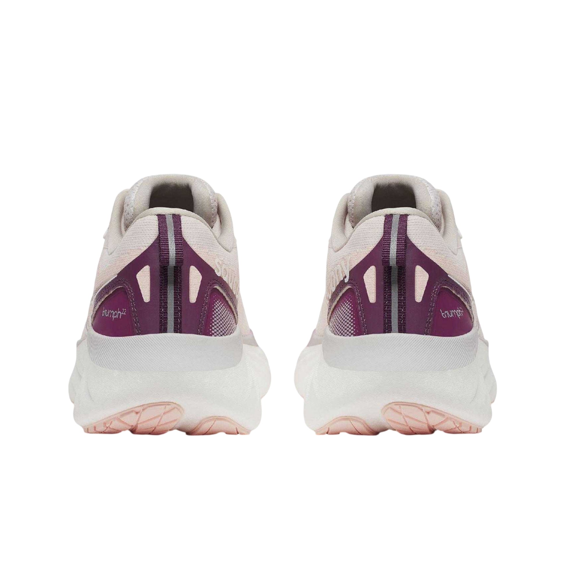 Moon-Eggplant - Back - Saucony Womens-Ladies Triumph 22 Trainers