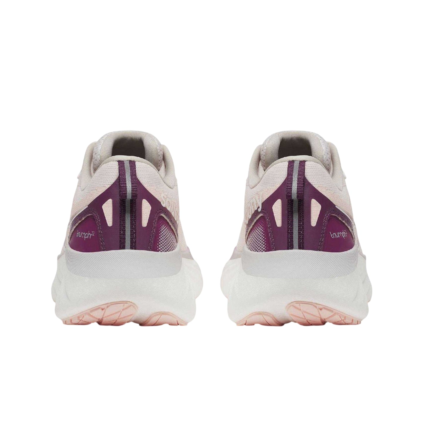 Moon-Eggplant - Back - Saucony Womens-Ladies Triumph 22 Trainers