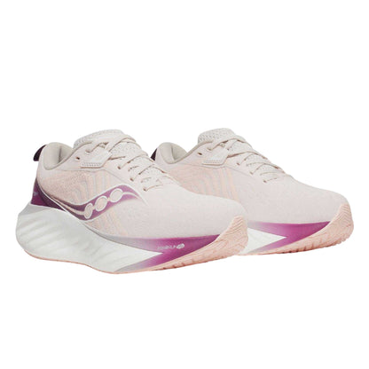 Moon-Eggplant - Front - Saucony Womens-Ladies Triumph 22 Trainers