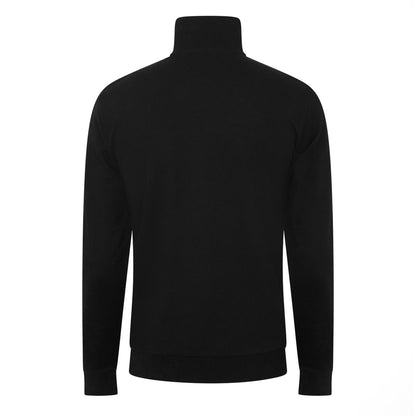 Black - Back - Boss Mens Quarter Zip Sweatshirt