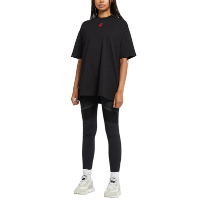 Black - Lifestyle - Red Run Womens-Ladies Inky Oversized T-Shirt