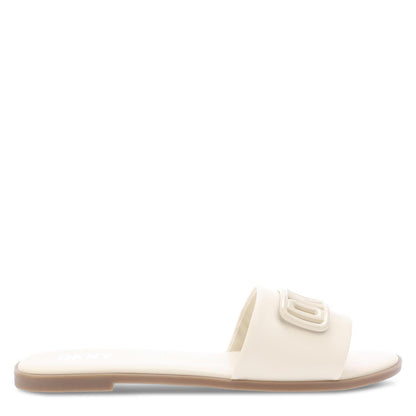 White - Back - DKNY Womens-Ladies Wylie Flat Sliders