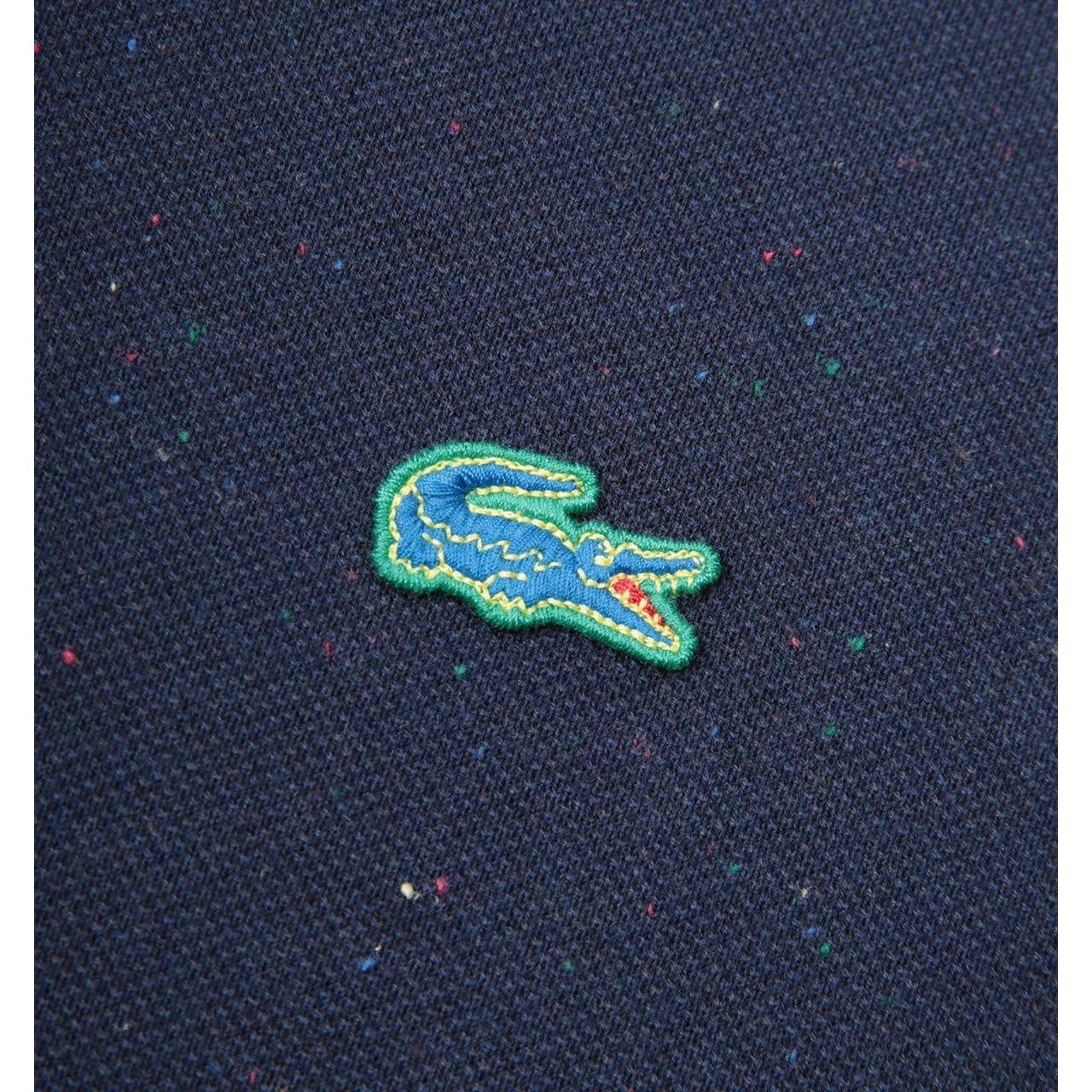 Navy - Lifestyle - Lacoste Mens Speckled Logo Classic Polo Shirt