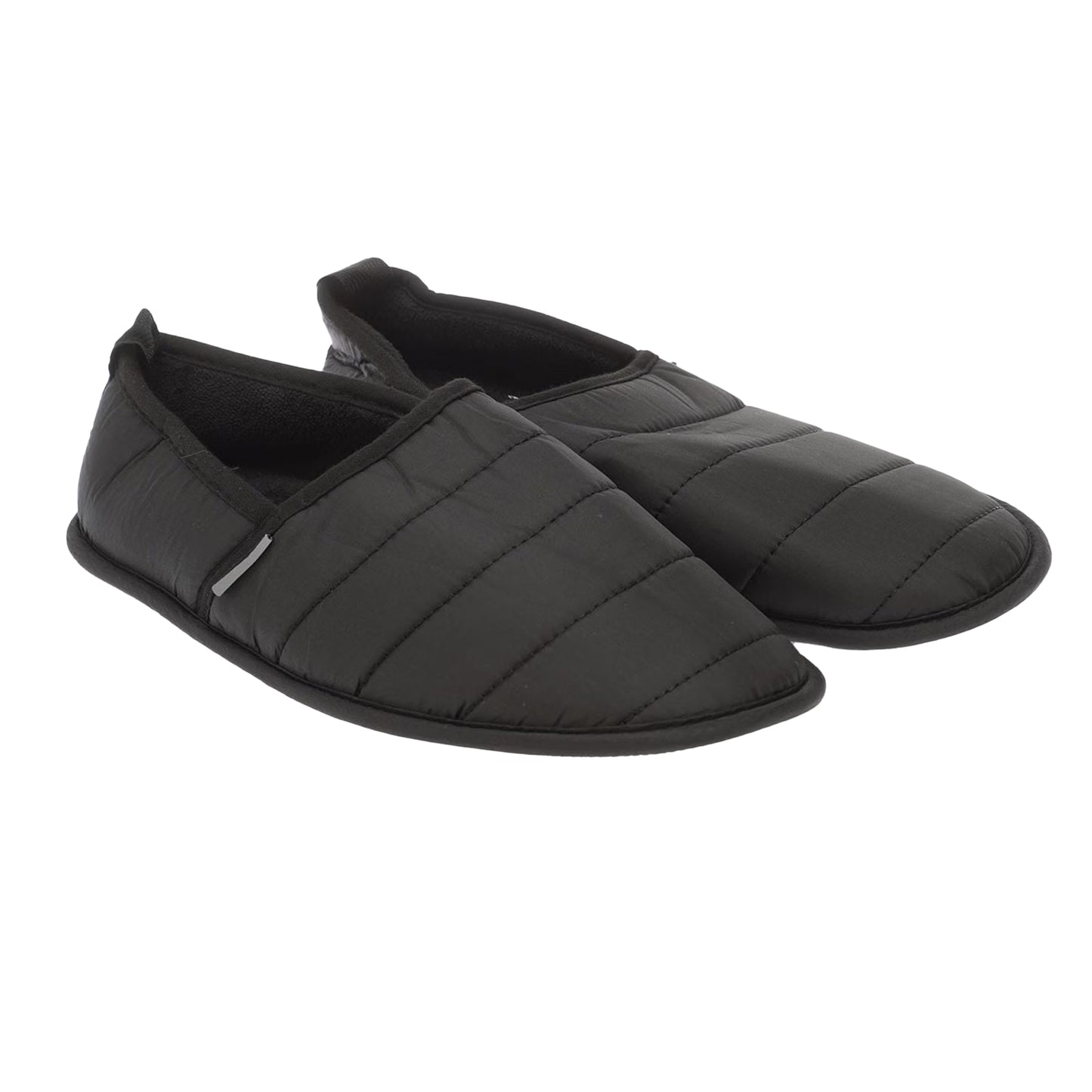Black - Front - Nicce Mens Daniel Quilted Slippers