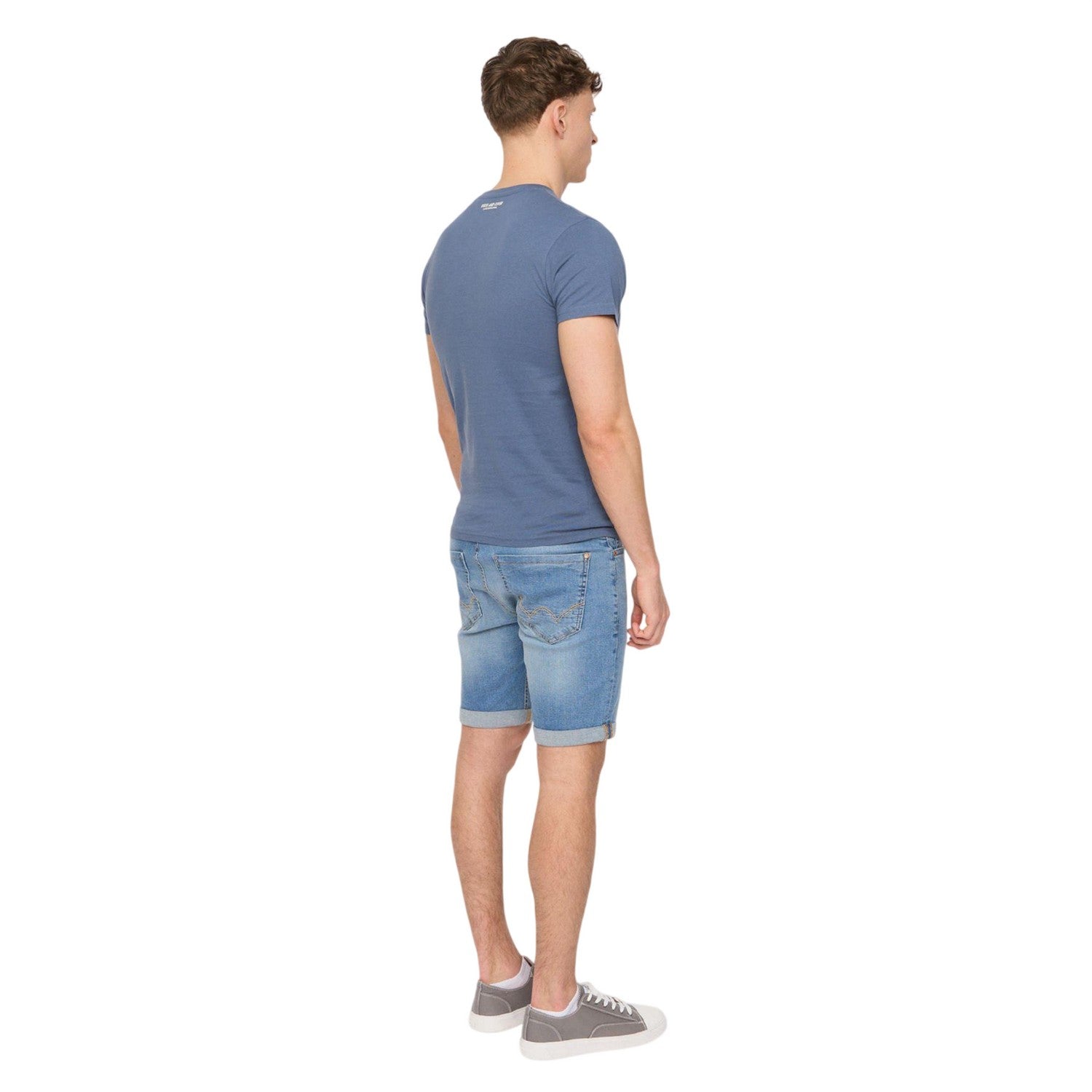 Multicoloured - Back - Duck and Cover Mens Haltecks T-Shirt (Pack of 5)