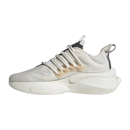 White - Side - Adidas Womens-Ladies Alphaboost V1 Running Trainers
