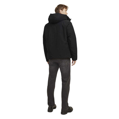Black - Back - Jack And Jones Mens Keen Jacket