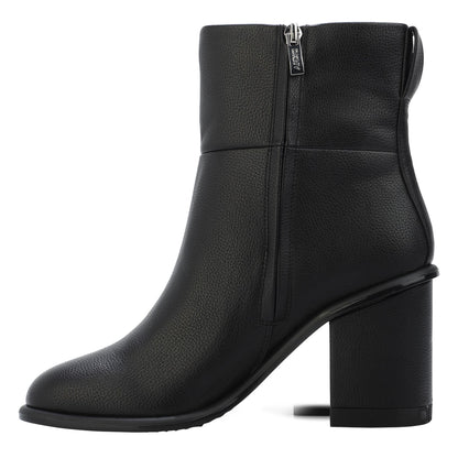 Black - Back - DKNY Womens-Ladies Mandell Heeled Ankle Boots