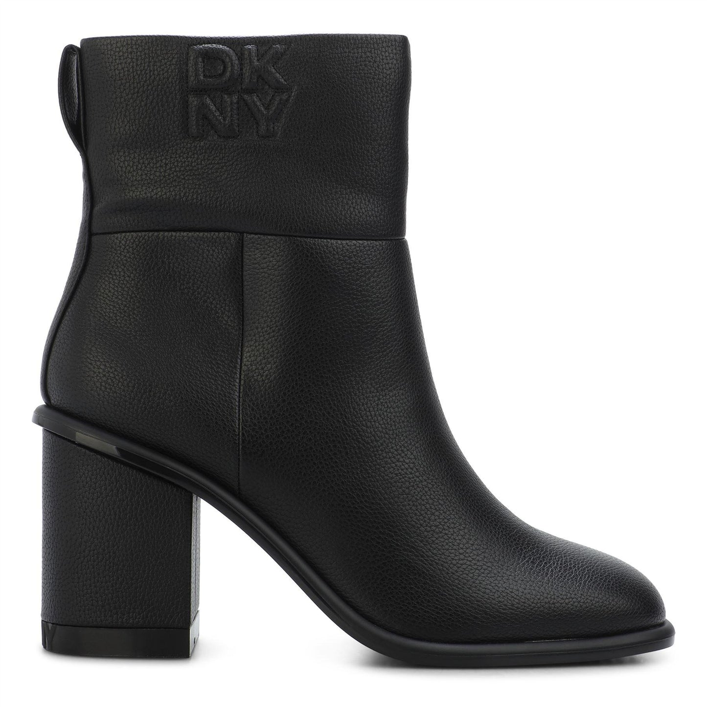 Black - Front - DKNY Womens-Ladies Mandell Heeled Ankle Boots