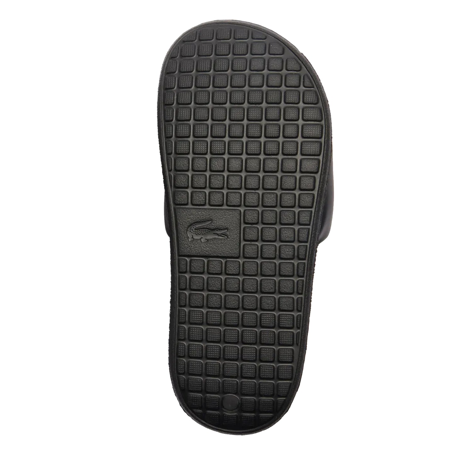 Black-White - Lifestyle - Lacoste Childrens-Kids Serve 1.0 Synthetic Sliders