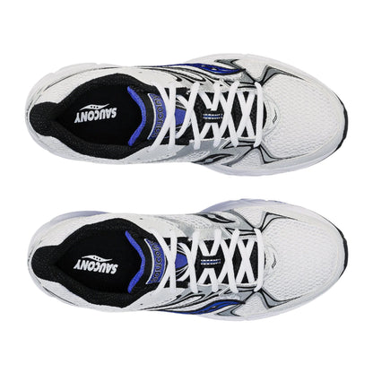 White-Royal Blue - Pack Shot - Saucony Unisex Adult Ride Milennium Trainers