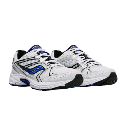 White-Royal Blue - Front - Saucony Unisex Adult Ride Milennium Trainers