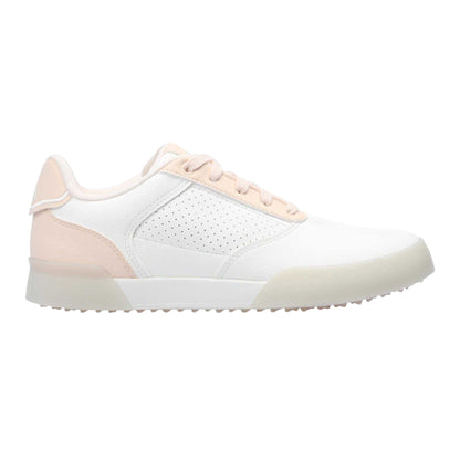 White - Front - Adidas Womens-Ladies Retrocross Spikeless Leather Golf Shoes