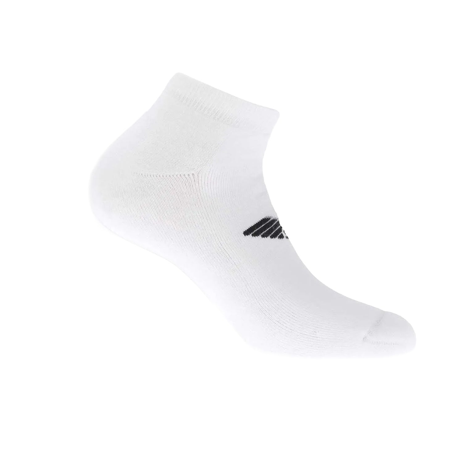White - Back - Emporio Armani Unisex Adult Logo Socks (Pack of 2)
