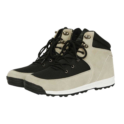 Grey - Front - Crosshatch Mens Fordbliss Boots