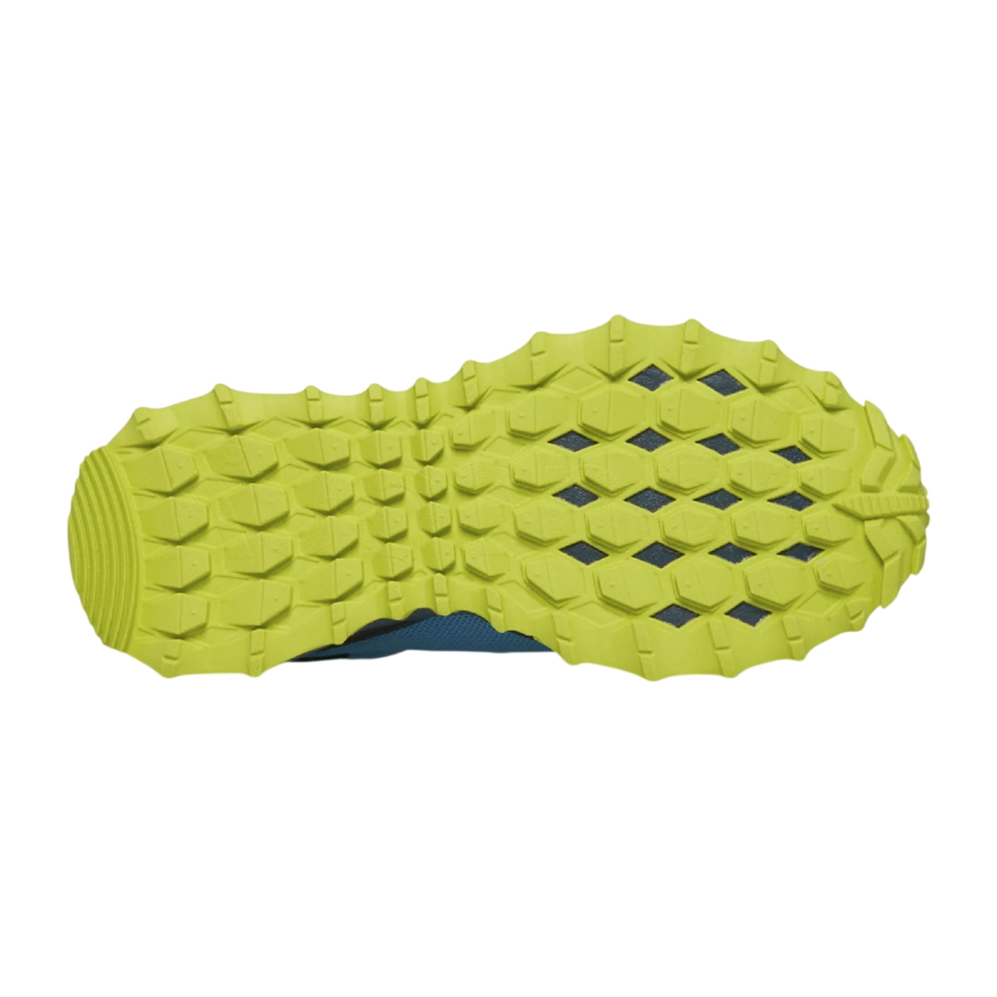 Navy-Yellow - Pack Shot - Saucony Childrens-Kids Peregrine 15 Running Trainers