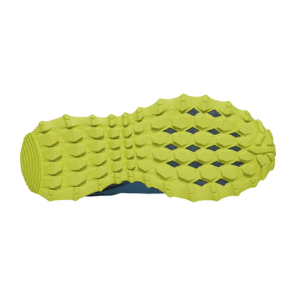 Navy-Yellow - Pack Shot - Saucony Childrens-Kids Peregrine 15 Running Trainers