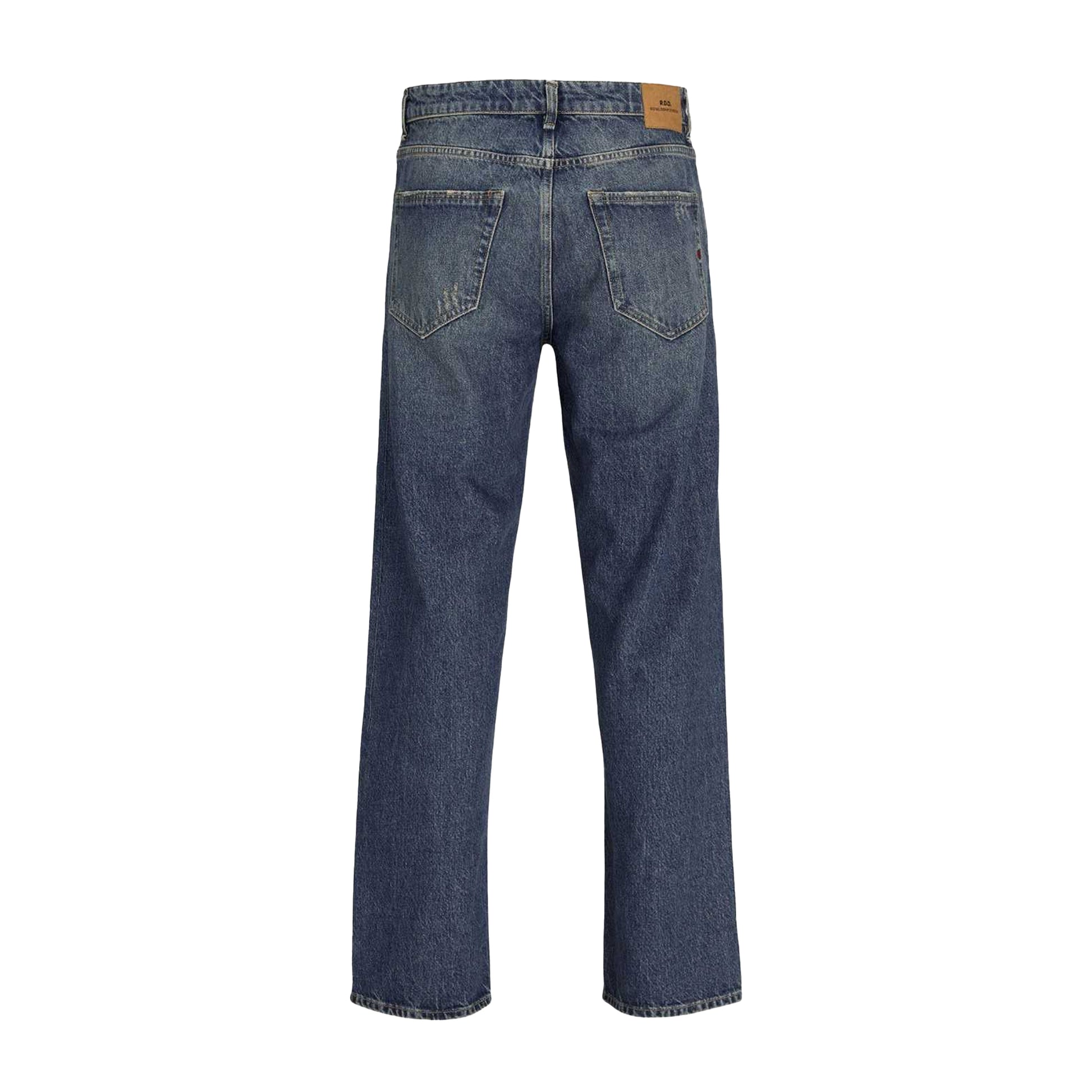 Blue - Back - Jack And Jones Mens Royal RE 366 Loose Fit Jeans