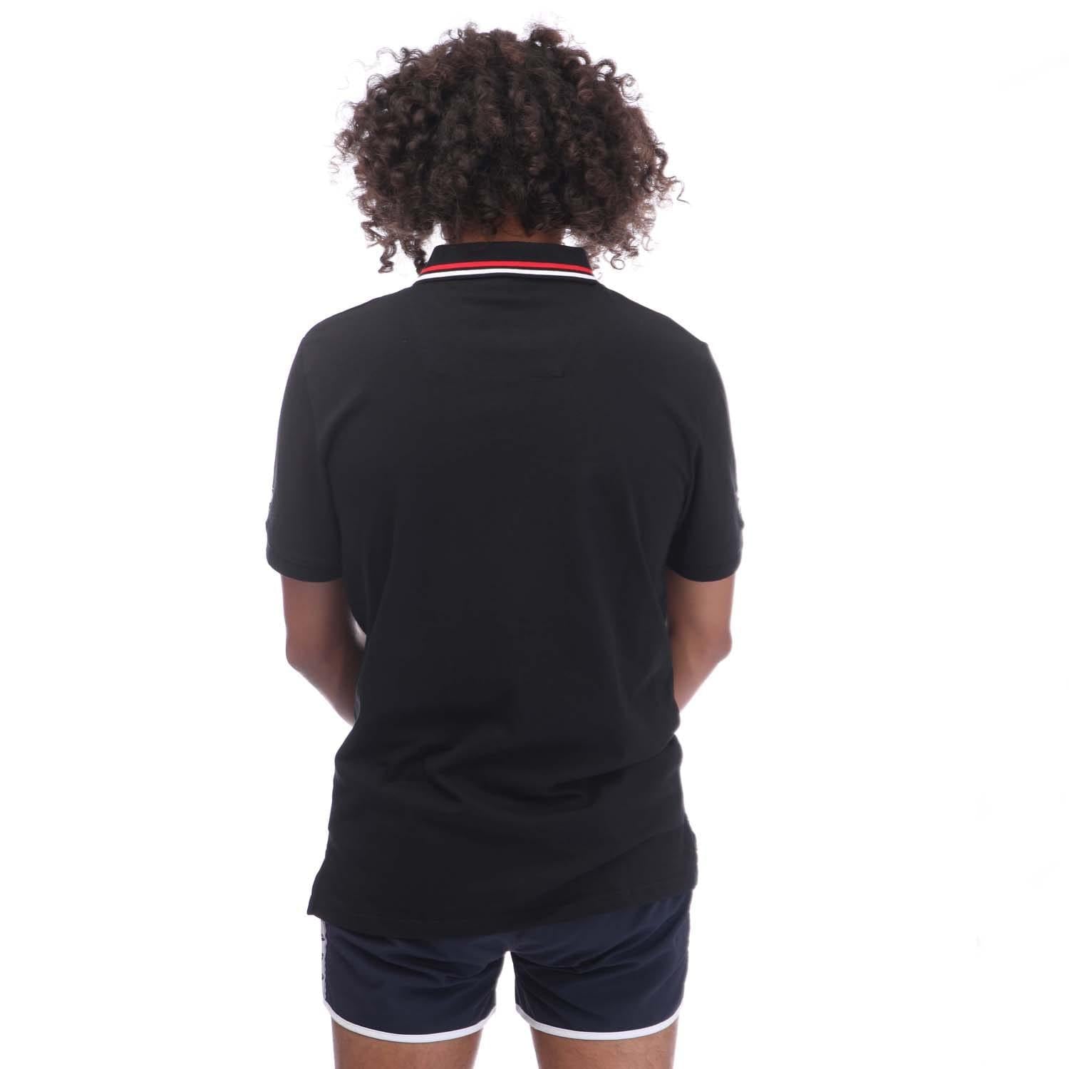 Black - Back - Patrick Unisex Adult Grenoble Polo Shirt
