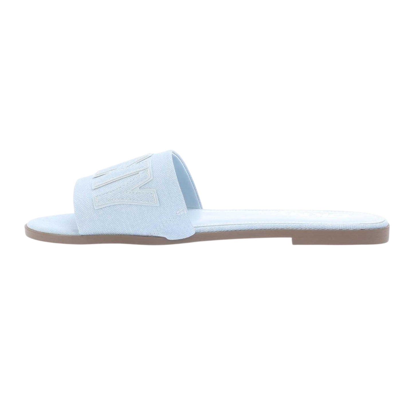 Light Blue - Back - DKNY Womens-Ladies Willow Flat Sliders