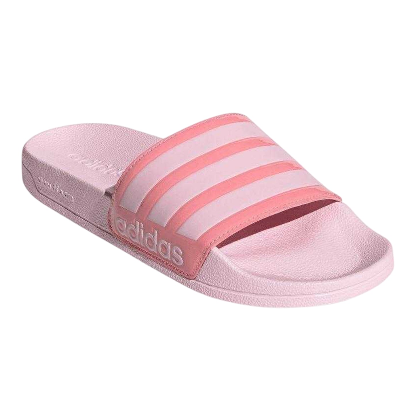 Pink - Front - Adidas Womens-Ladies Adilette Shower Sliders