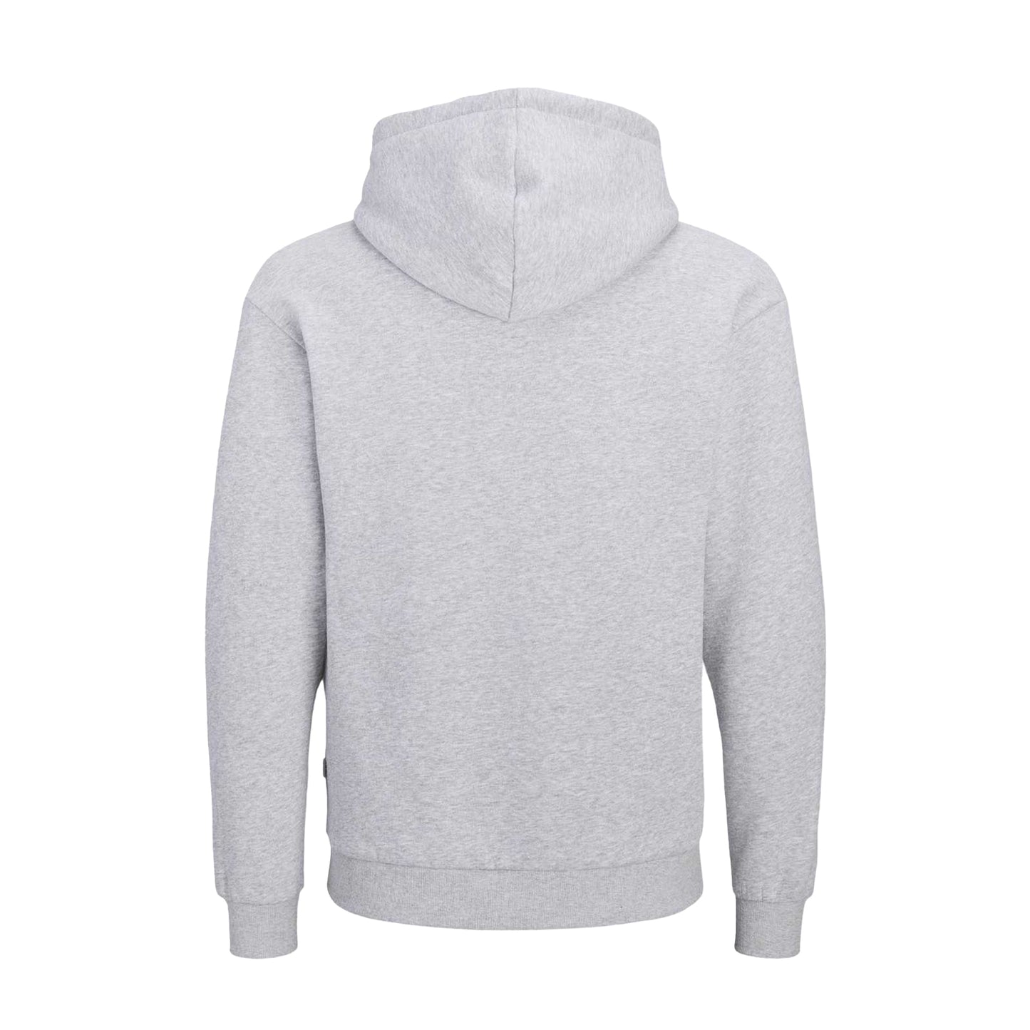 Grey - Back - Jack And Jones Mens Bradley Plus Hoodie