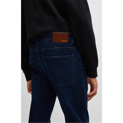 Dark Blue - Lifestyle - Boss Mens Delaware BC-L-C Slim Leg Jeans