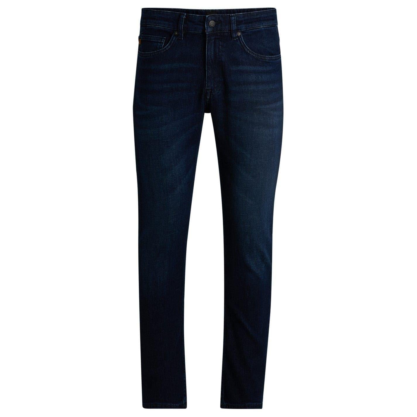 Dark Blue - Pack Shot - Boss Mens Delaware BC-L-C Slim Leg Jeans