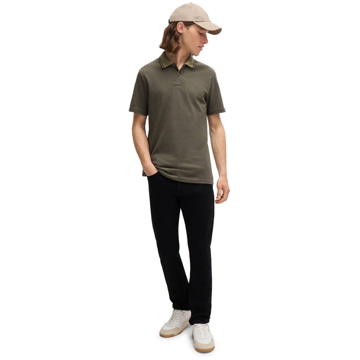 Black - Side - Boss Mens Delaware BC-L-C Slim Leg Jeans