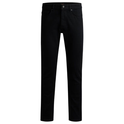 Black - Pack Shot - Boss Mens Delaware BC-L-C Slim Leg Jeans
