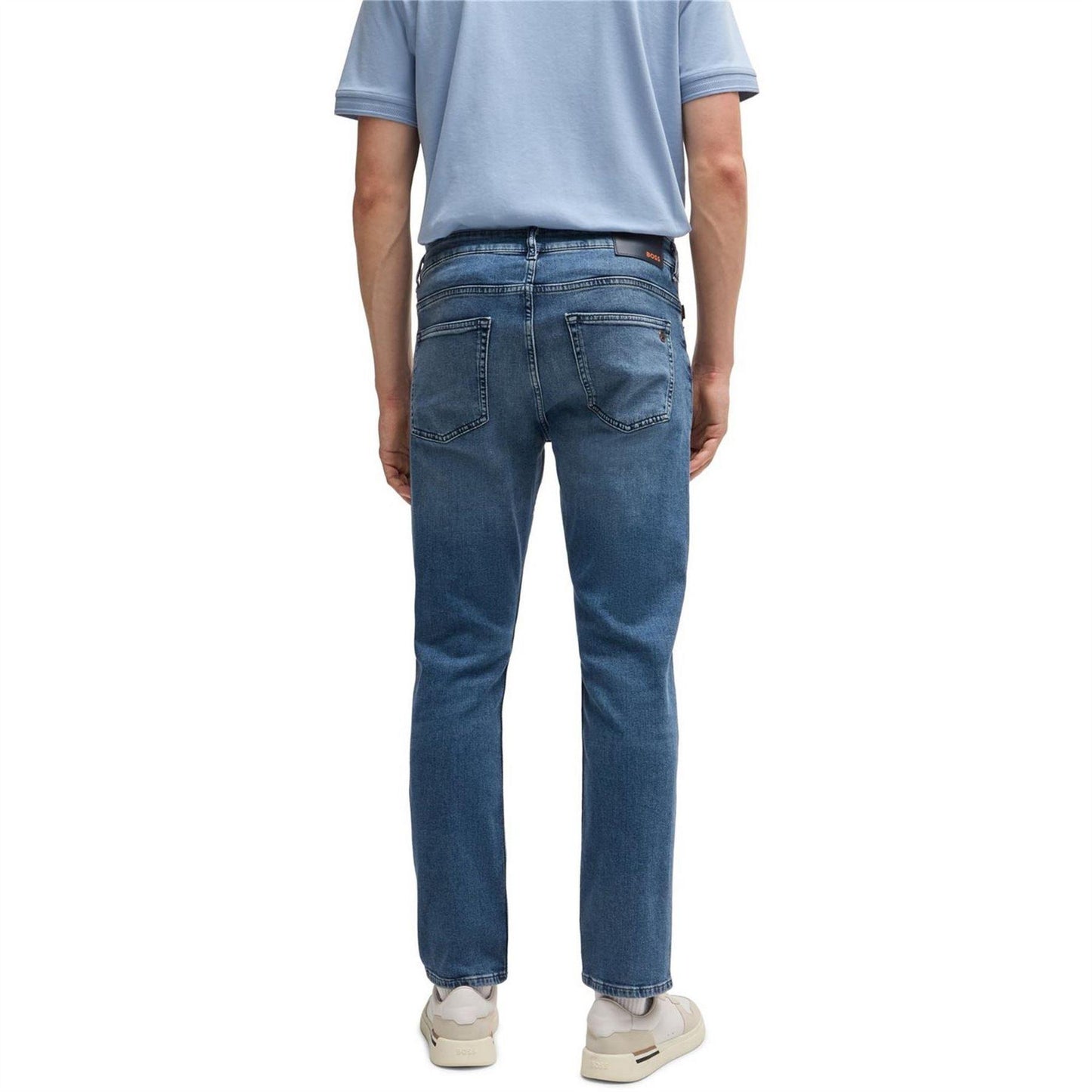 Blue - Lifestyle - Boss Mens Delaware BC-L-C Slim Leg Jeans